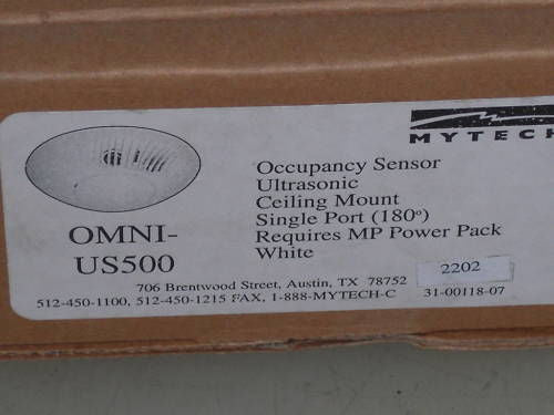 MYTECH OMNI-US500 OCCUPANCY SENSOR *NEW IN BOX*