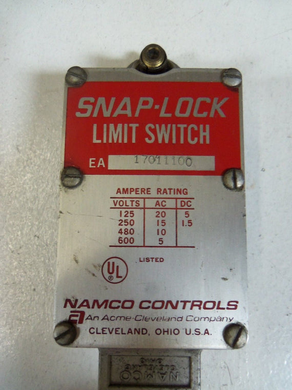 NAMCO CONTROLS LIMIT SWITCH EA17011100 *USED*