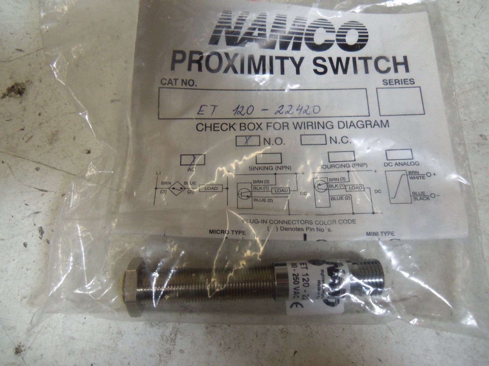 NAMCO ET 120-22420 *NEW IN BAG*