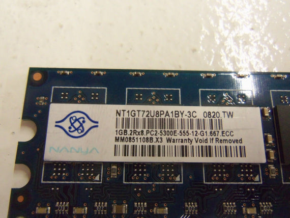 NANYA NT1GT72U8PA1BY-3C 0820.TW *NEW NO BOX*