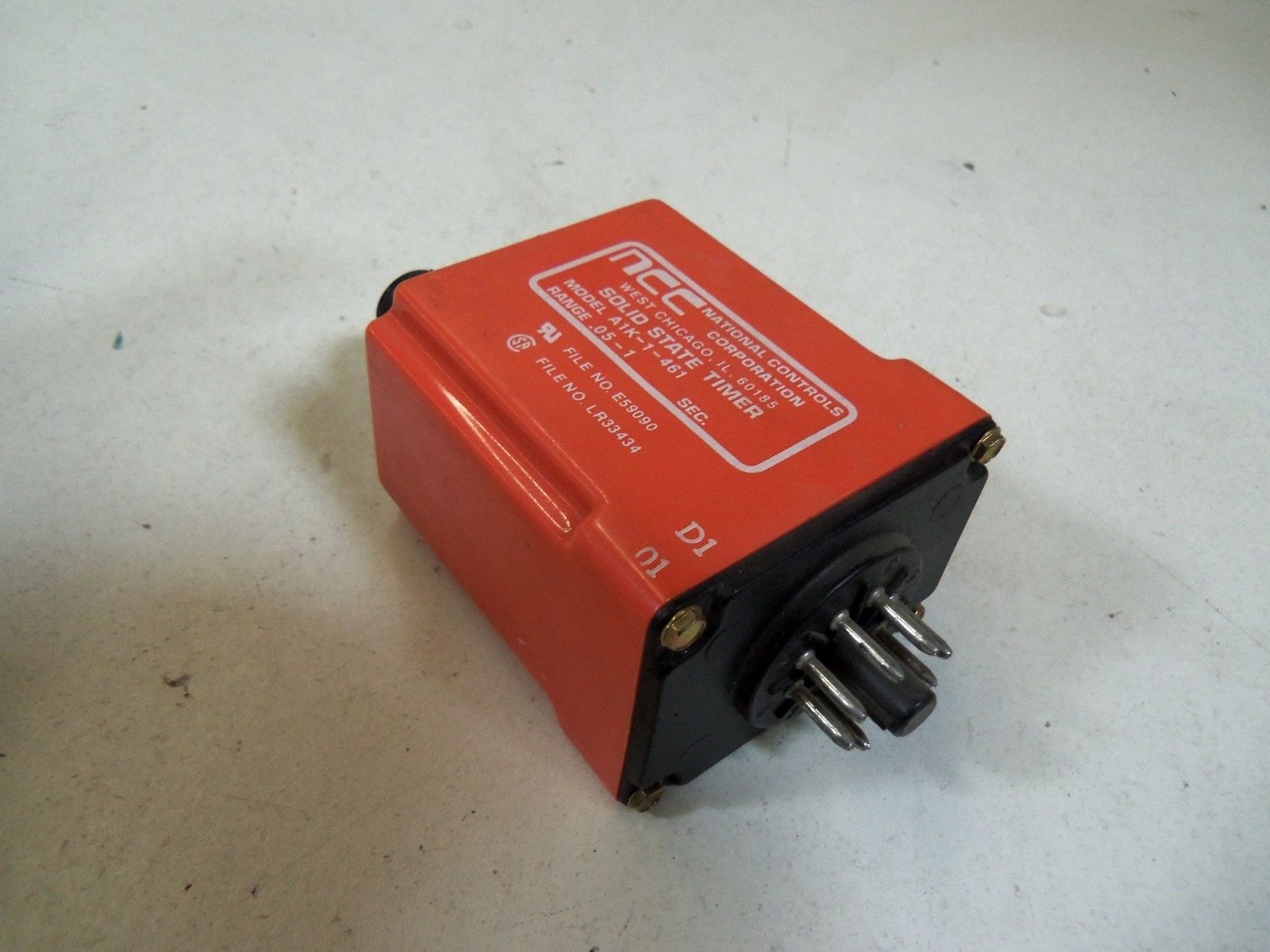 NATIONAL CONTROLS CORPORATION SOLID STATE TIMER A1K-1-461 *USED*