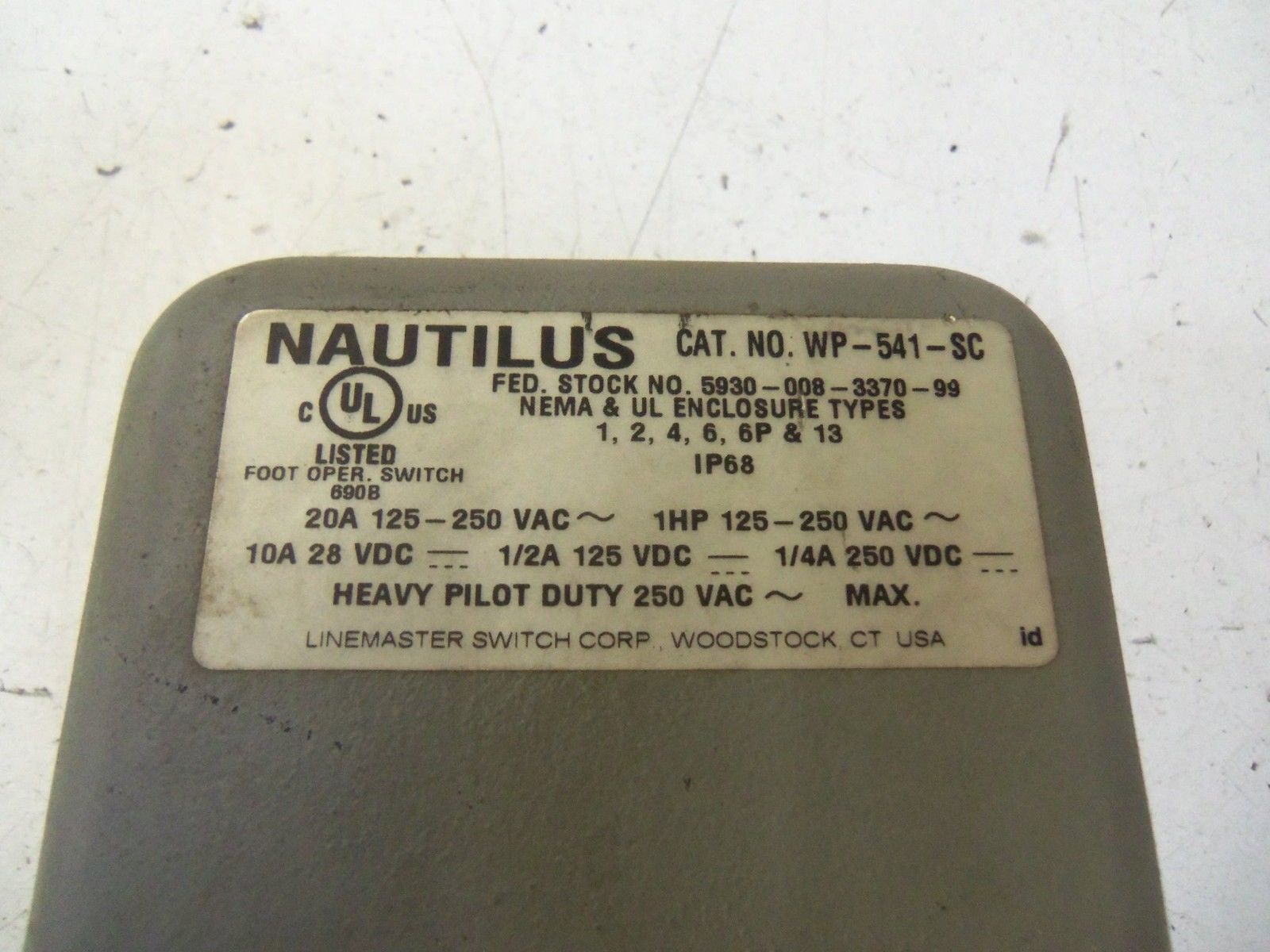 NAUTILUS WP-541-SC *USED*
