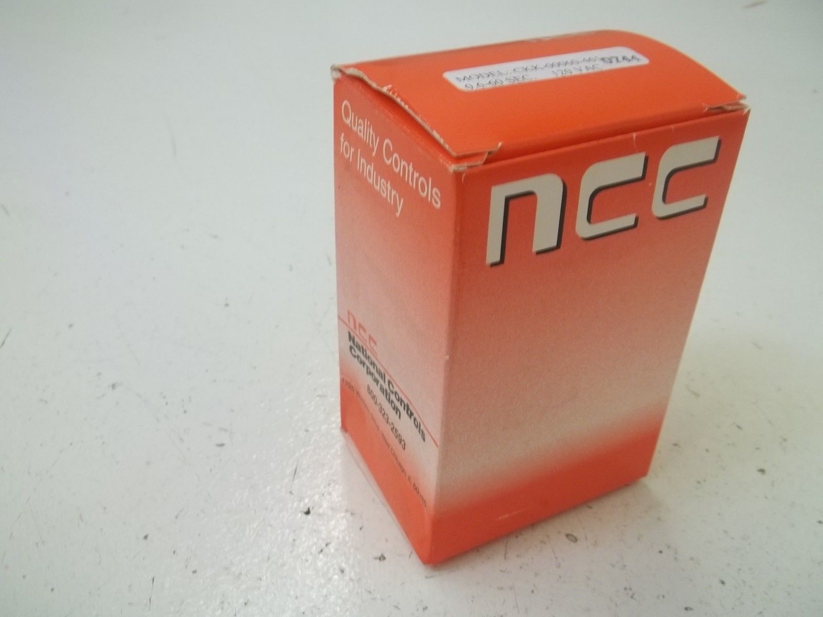 NCC CKK-00060-461 SOLID STATE TIMER 0.6-60 SEC. *NEW IN BOX*