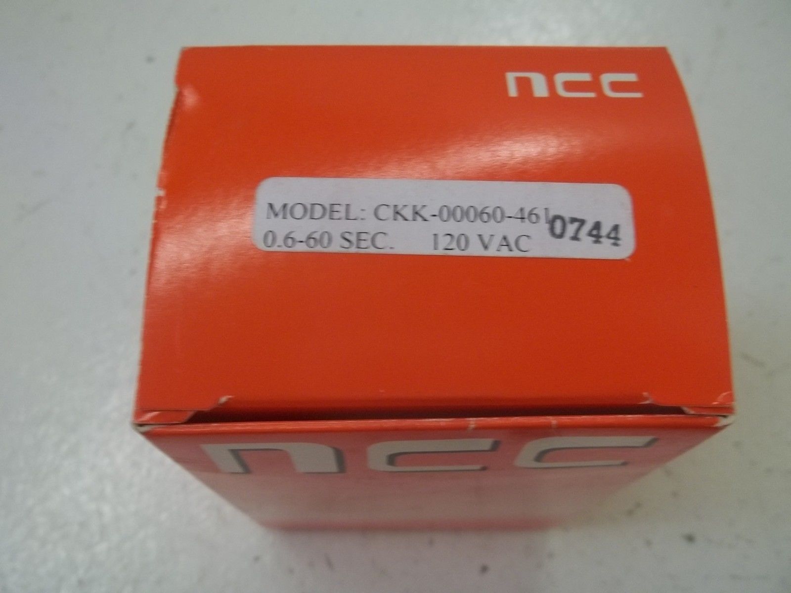 NCC CKK-00060-461 SOLID STATE TIMER 0.6-60 SEC. *NEW IN BOX*