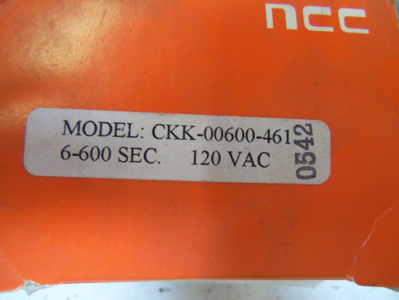 NCC CKK-600-461 SOLID STATE TIMER *NEW IN BOX*