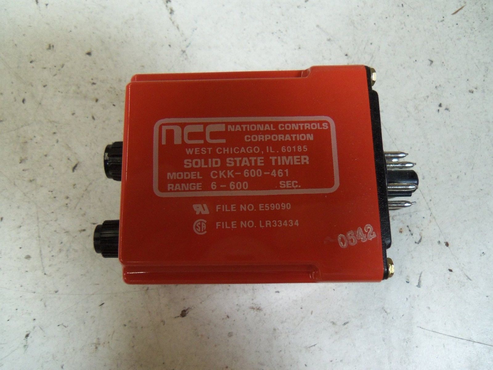 NCC CKK-600-461 SOLID STATE TIMER *NEW IN BOX*
