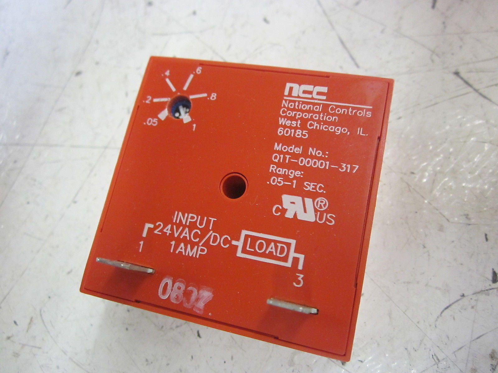 NCC Q1T-00001-317 SOLID STATE RELAY .05-1 SEC.  *NEW IN BOX*