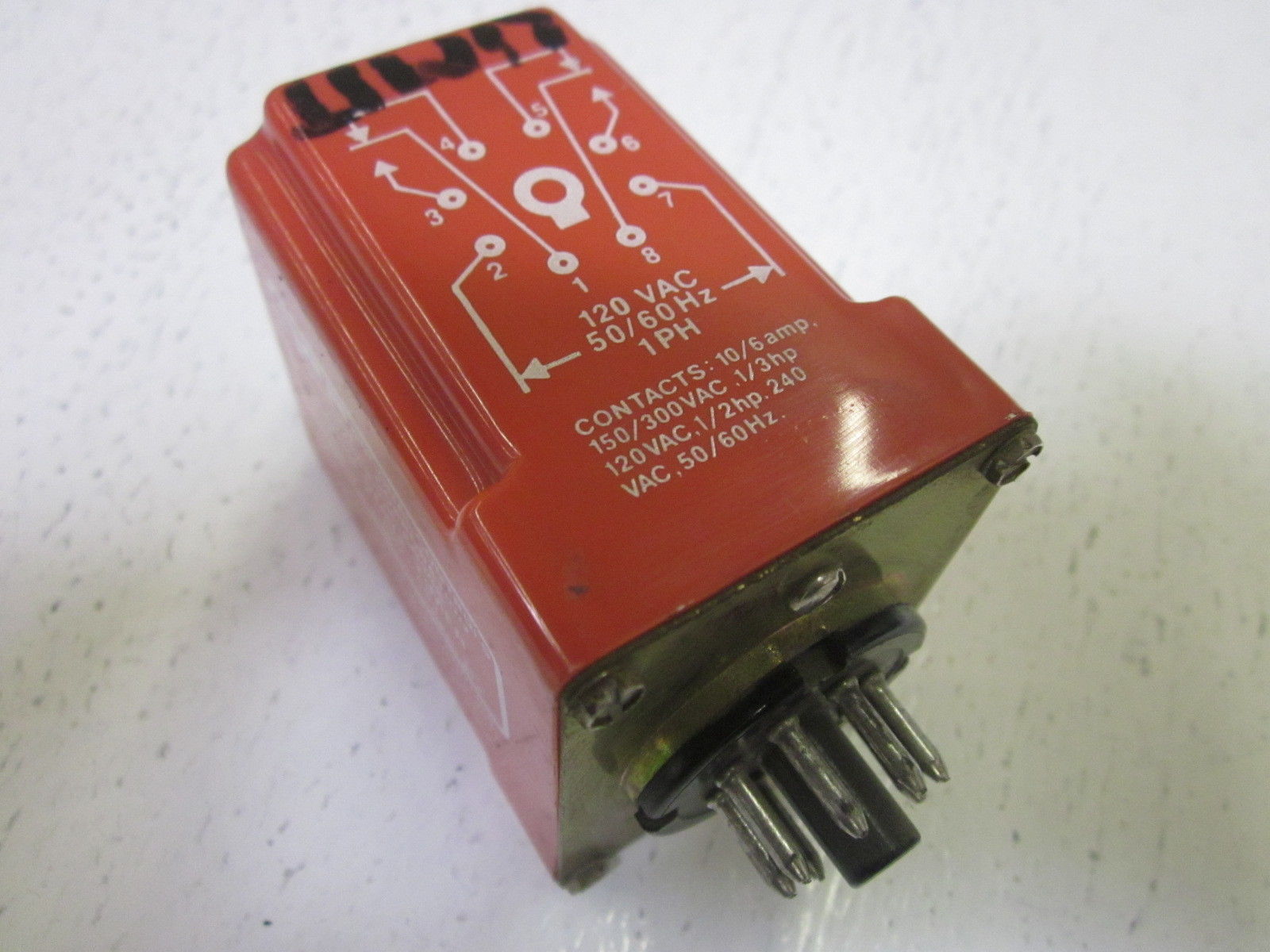 NCC T1K-300-461 TIMING RELAY 3-300 RANGE 120VAC *USED*