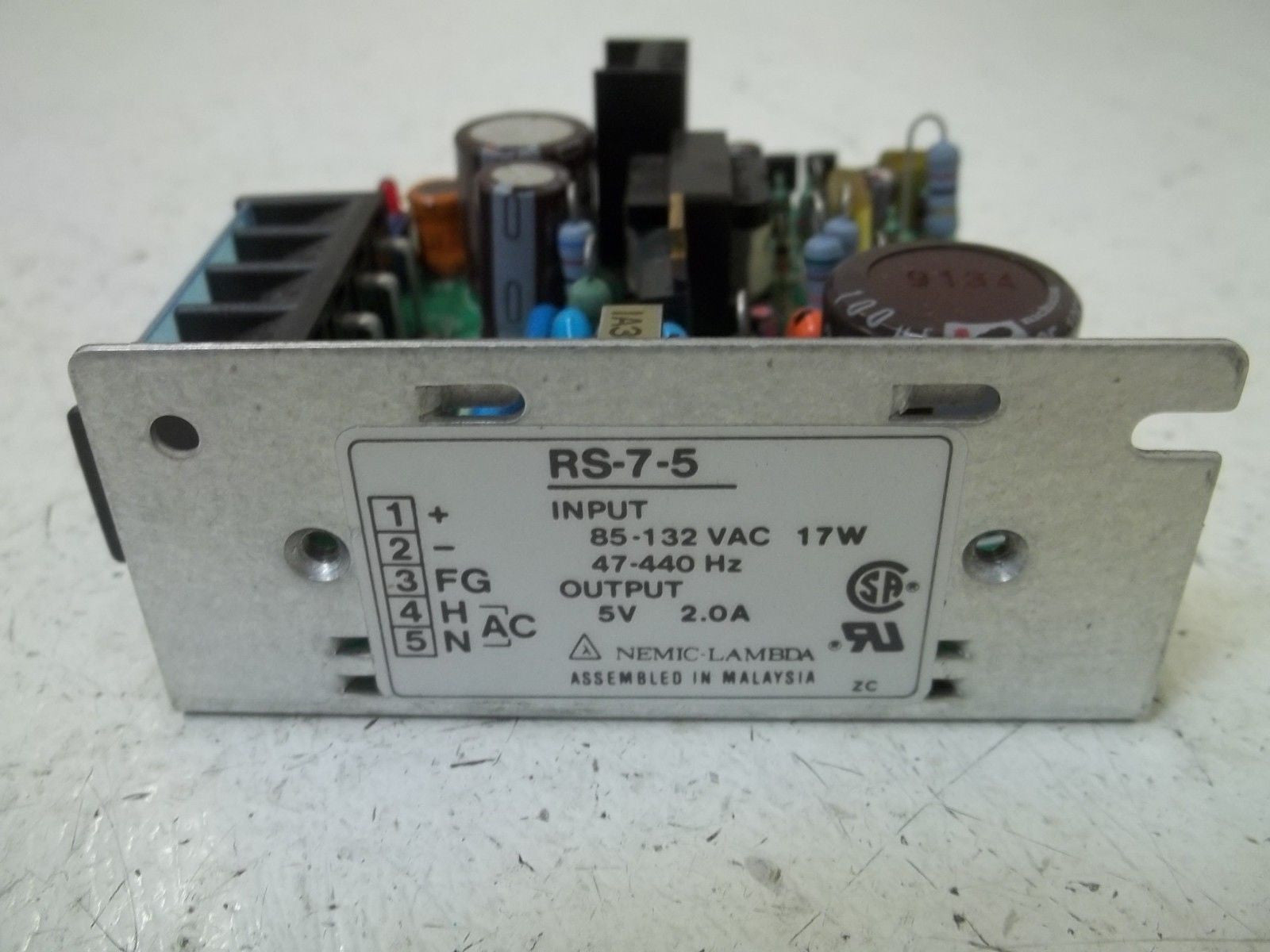 NEMIC-LAMBDA RS-7-5 POWER SUPPLY *USED*