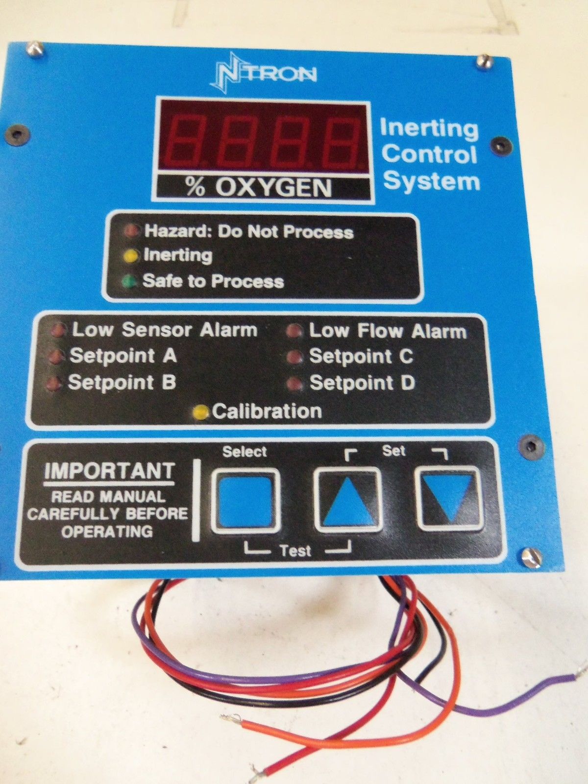 NEUTRONICS 4916/0-390-1 INERTING CONTROL SYSTEM *NEW NO BOX*