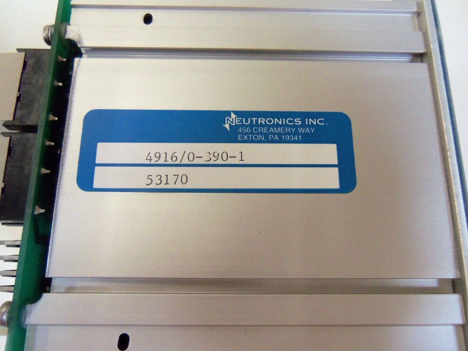 NEUTRONICS 4916/0-390-1 INERTING CONTROL SYSTEM *NEW NO BOX*