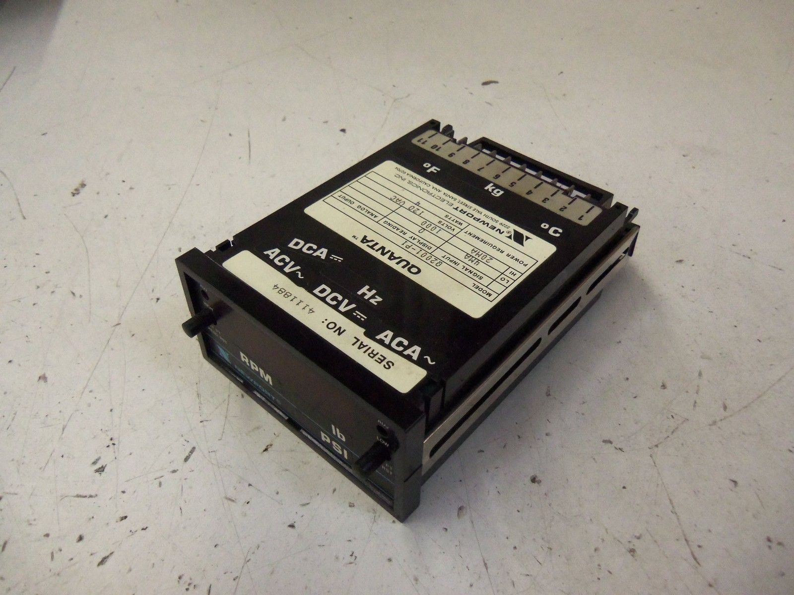 NEWPORT Q2001-P1 *USED*
