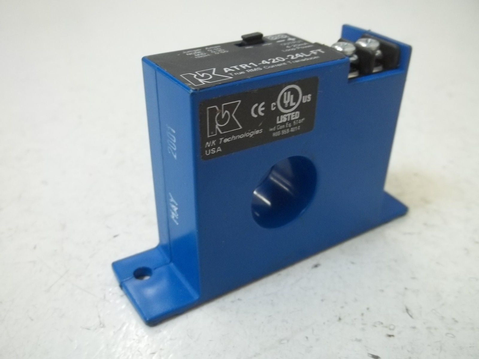 NK TECHNOLOGIES ATR1-420-24L-FT CURRENT TRANSDUCER *USED*
