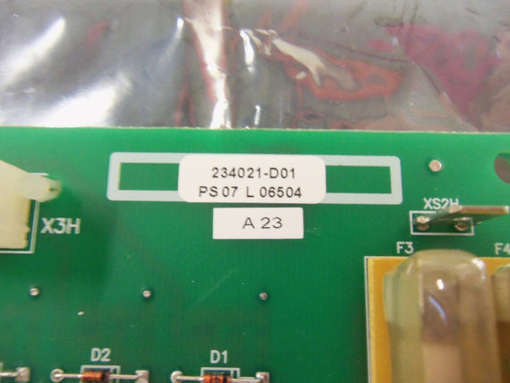 NORDSON 234021-D01 PC CONTROL BOARD *USED*