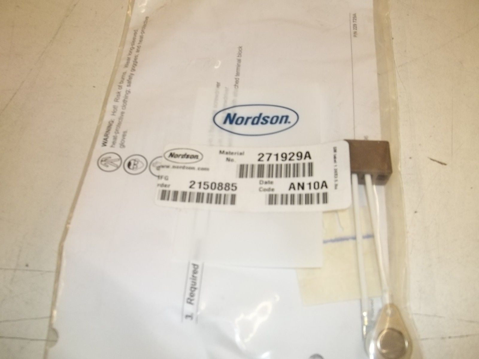 NORDSON 271929A THERMOSTAT 350F *NEW IN FACTORY BAG*