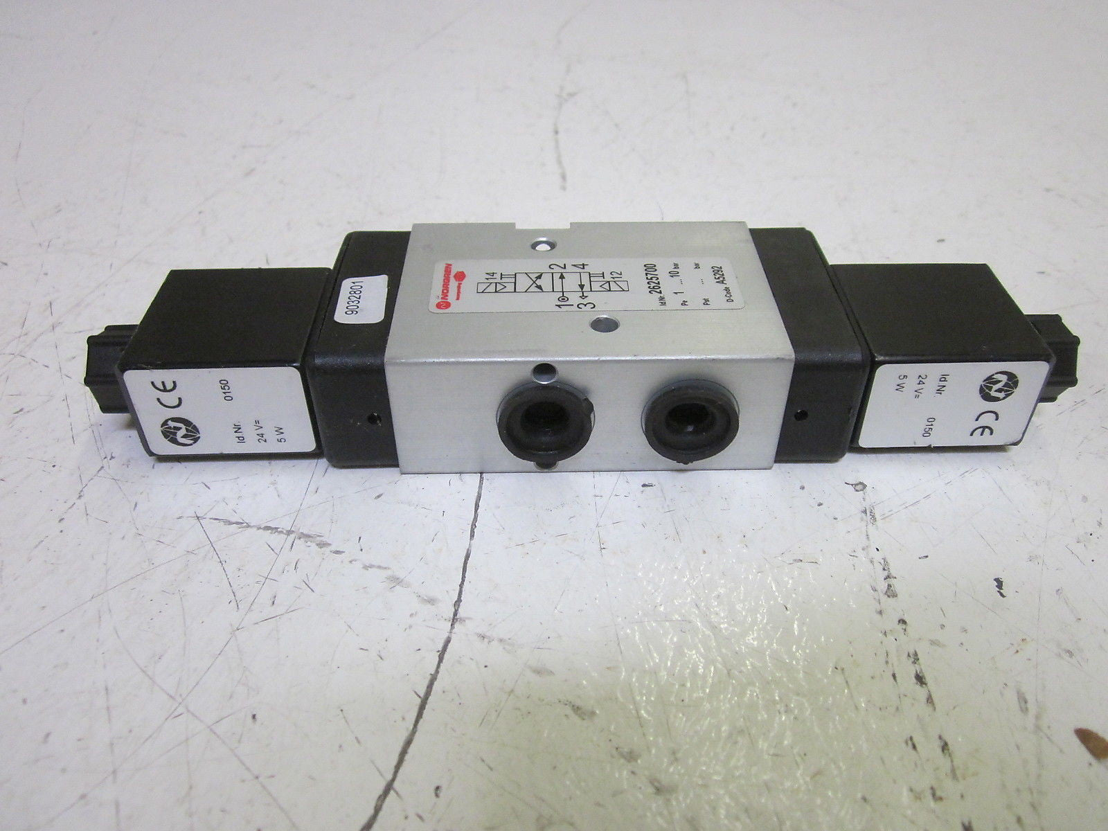 NORGREN 2625700 SOLENOID VALVE 24VDC *USED*