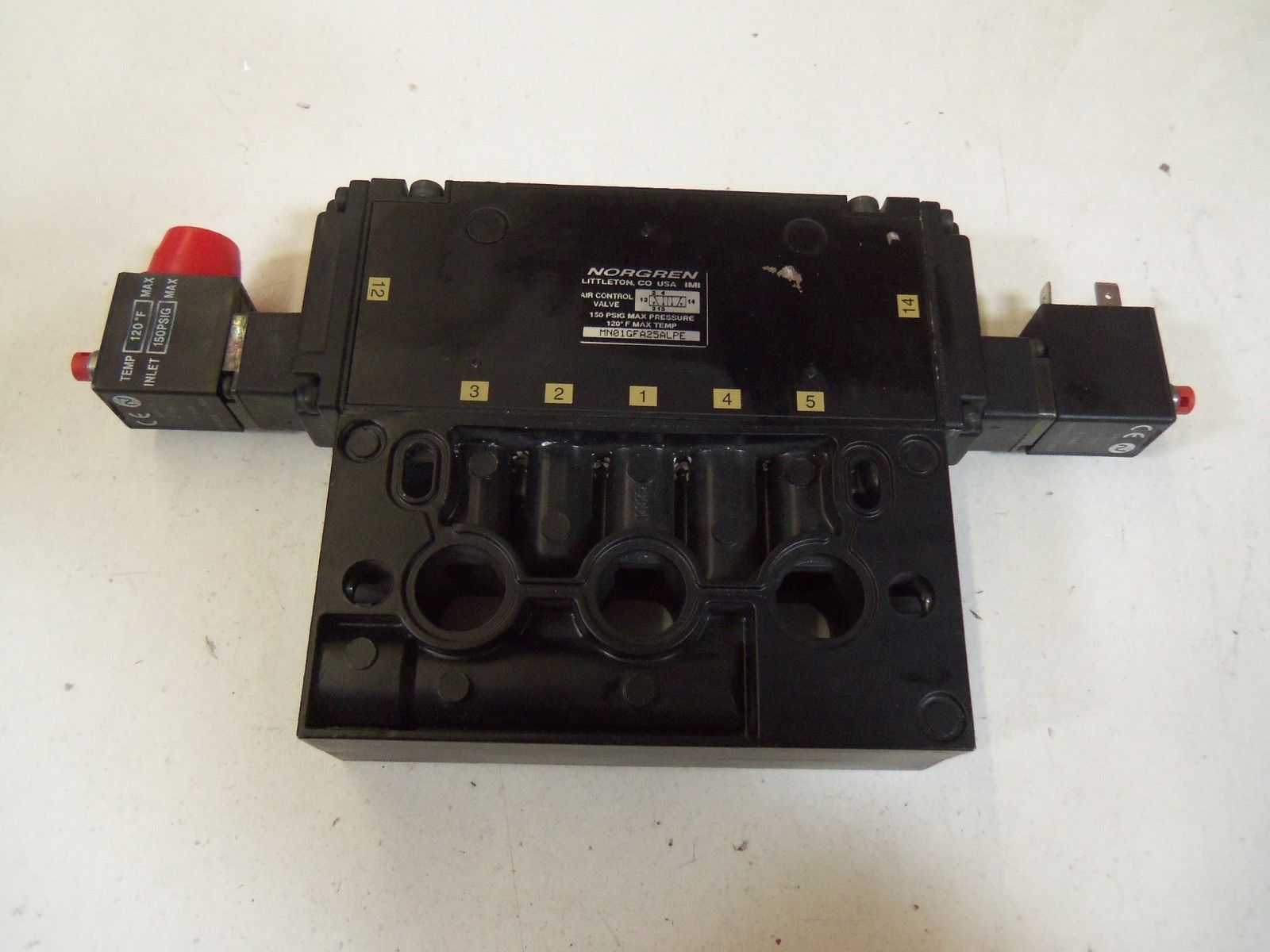 NORGREN AIR CONTROL VALVE MN01GFA25ALPE *USED*