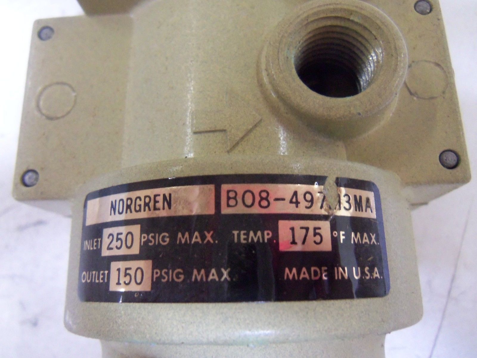NORGREN B08-497-A3MA *USED*