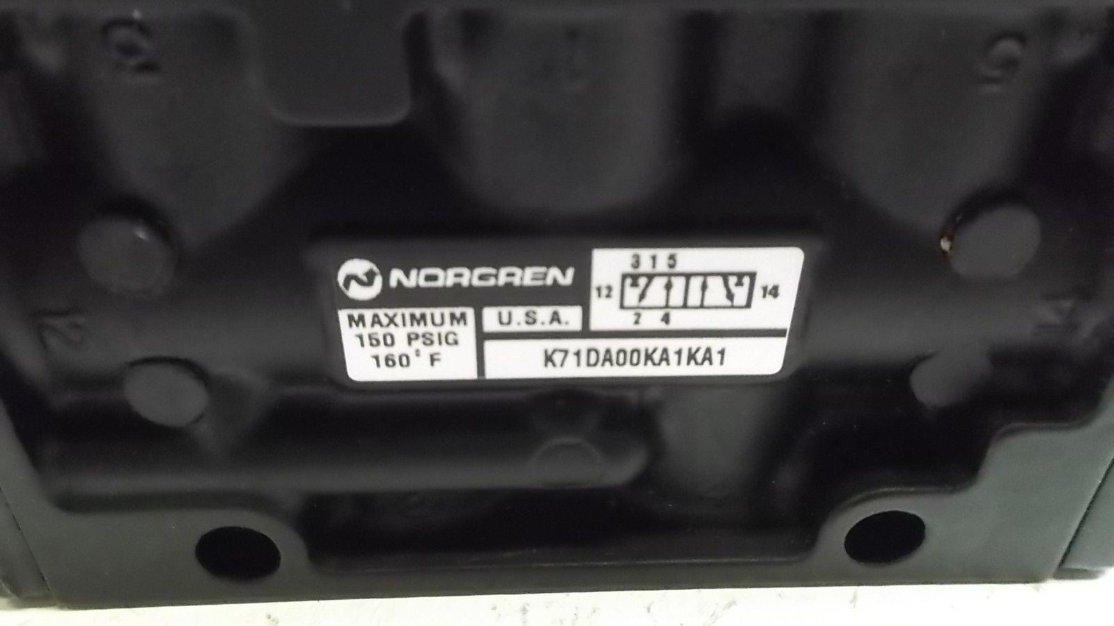 NORGREN K71DA00KA1KA1 *USED*