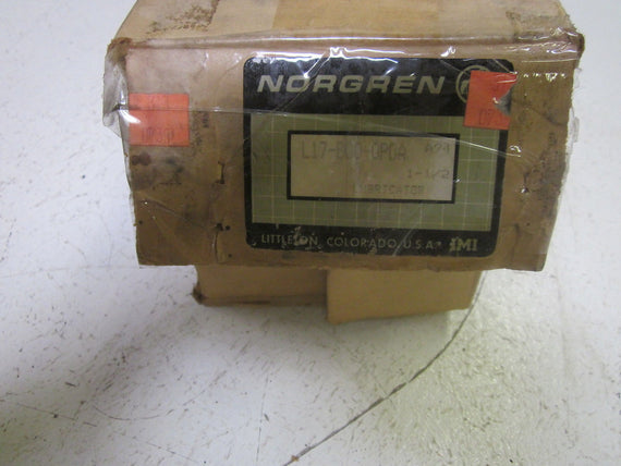 NORGREN L17-B00-0PDA LUBRICATOR 175 DEGREE 250PSIG  *USED*
