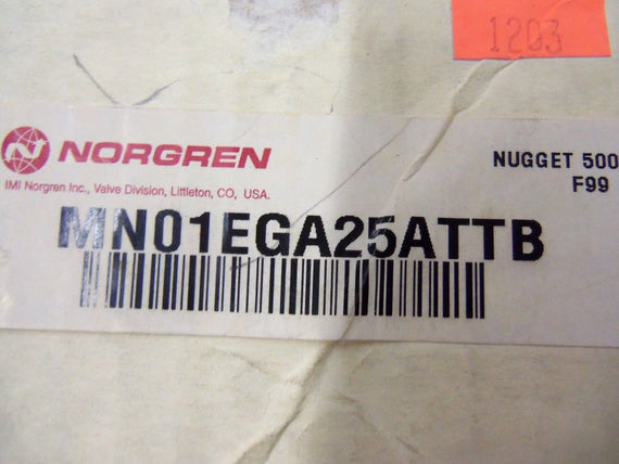 NORGREN MN01EGA25ATTB *NEW IN BOX*