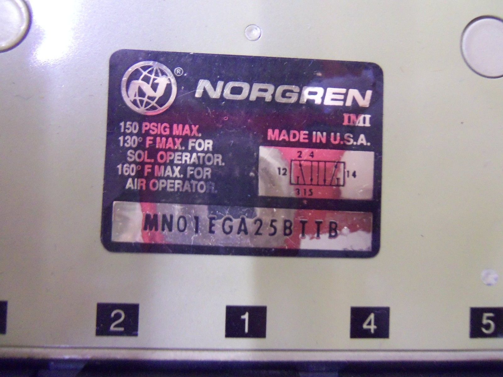 NORGREN MN01EGA25BTTB *NEW IN BOX*