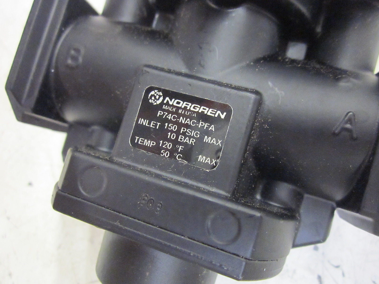 NORGREN P74C-NAC-PFA SOLENOID POPPET VALVE 24VDC  *NEW NO BOX*