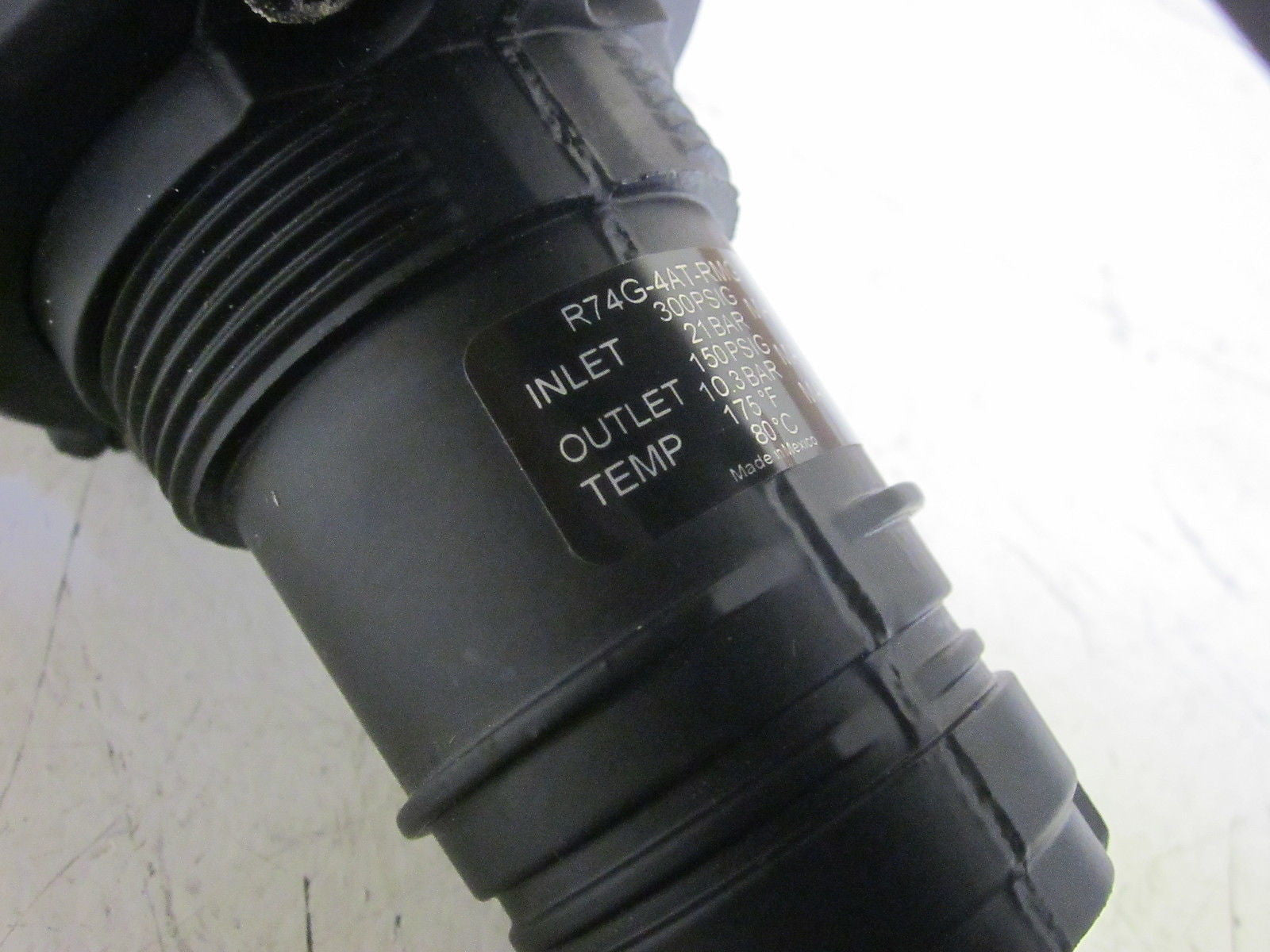 NORGREN R74G-4AT-RMG REGULATOR  / F74G-4AN-AD1 LUBRICATOR *AS PICTURED* USED