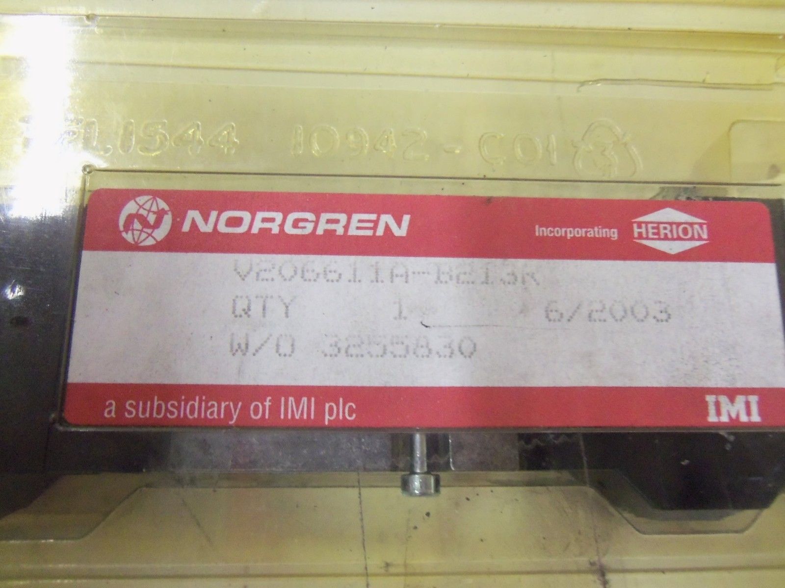 NORGREN V206611A-B213K *IN ORIGINAL PACKAGE*