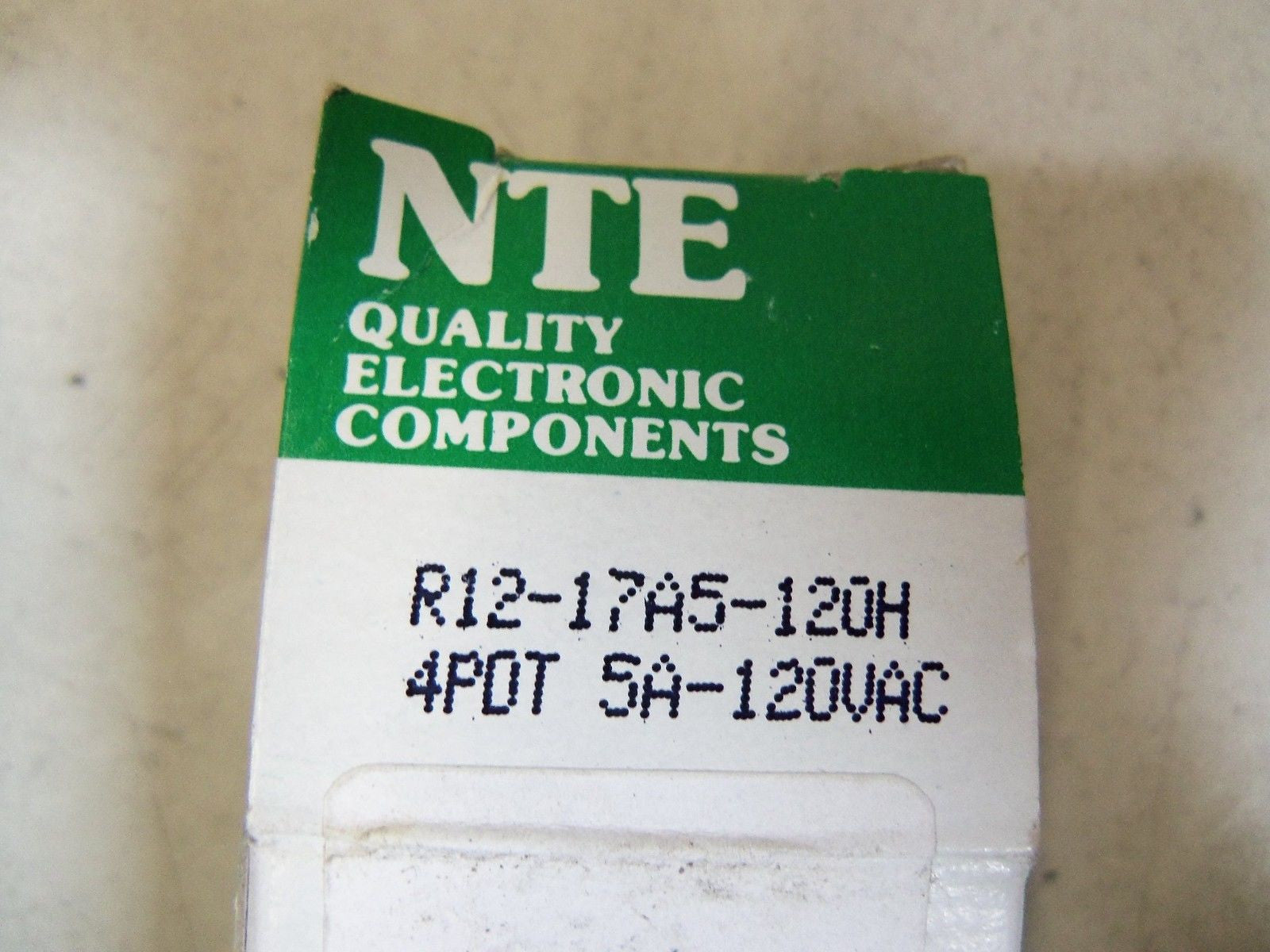 NTE R12-17A5-120H RELAY *NEW IN BOX*