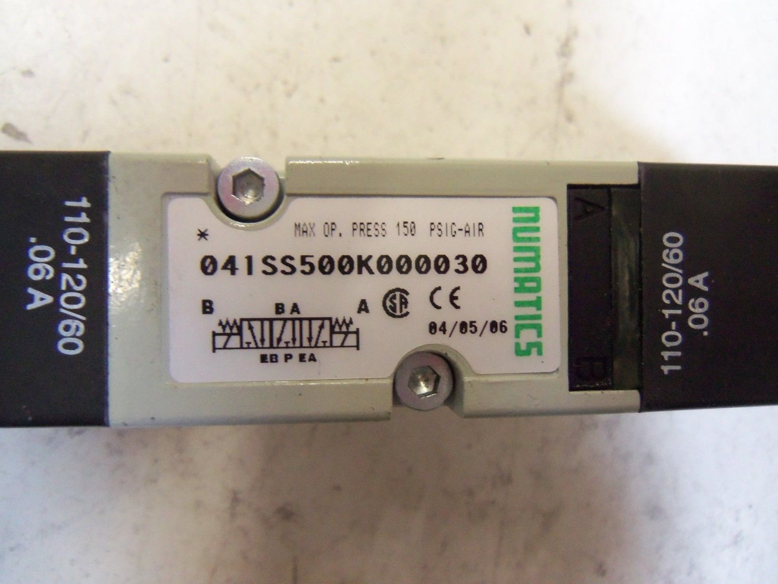 NUMATICS 041SS50K000030 *NEW NO BOX*