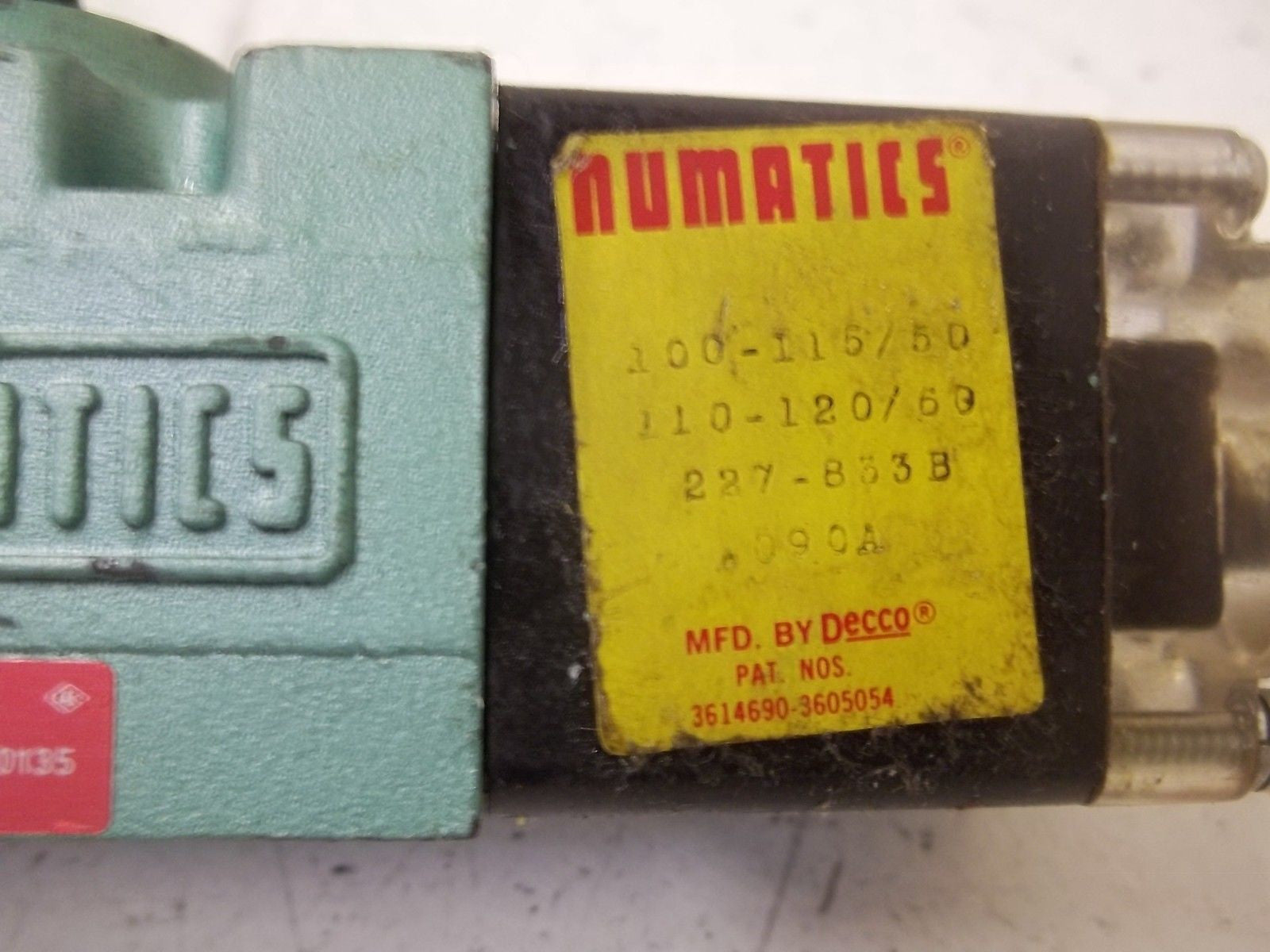 NUMATICS 11DSA4000D013T SOLENOID VALVE *USED*