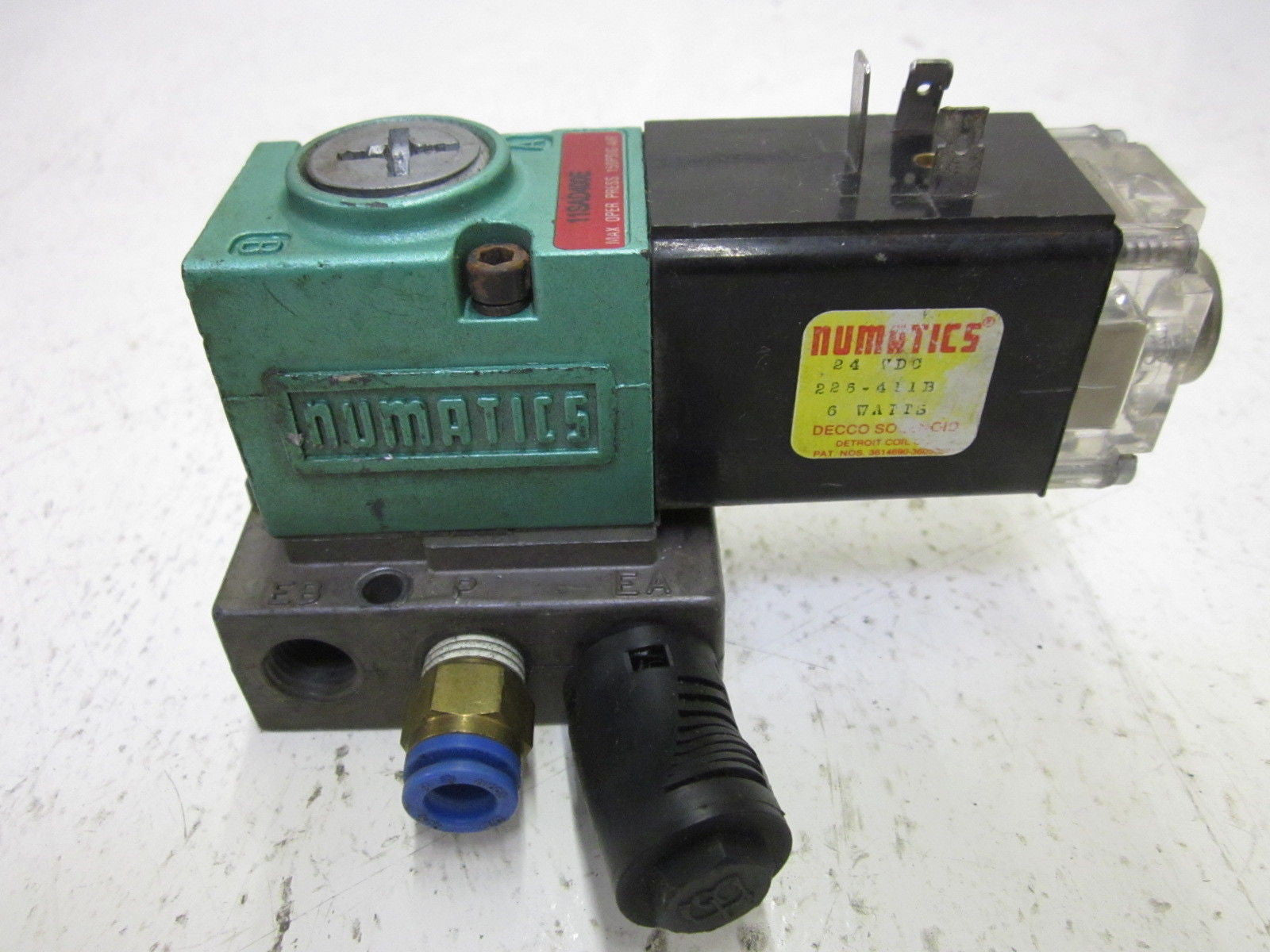 NUMATICS 11SAD400E SOLENOID VALVE *USED*