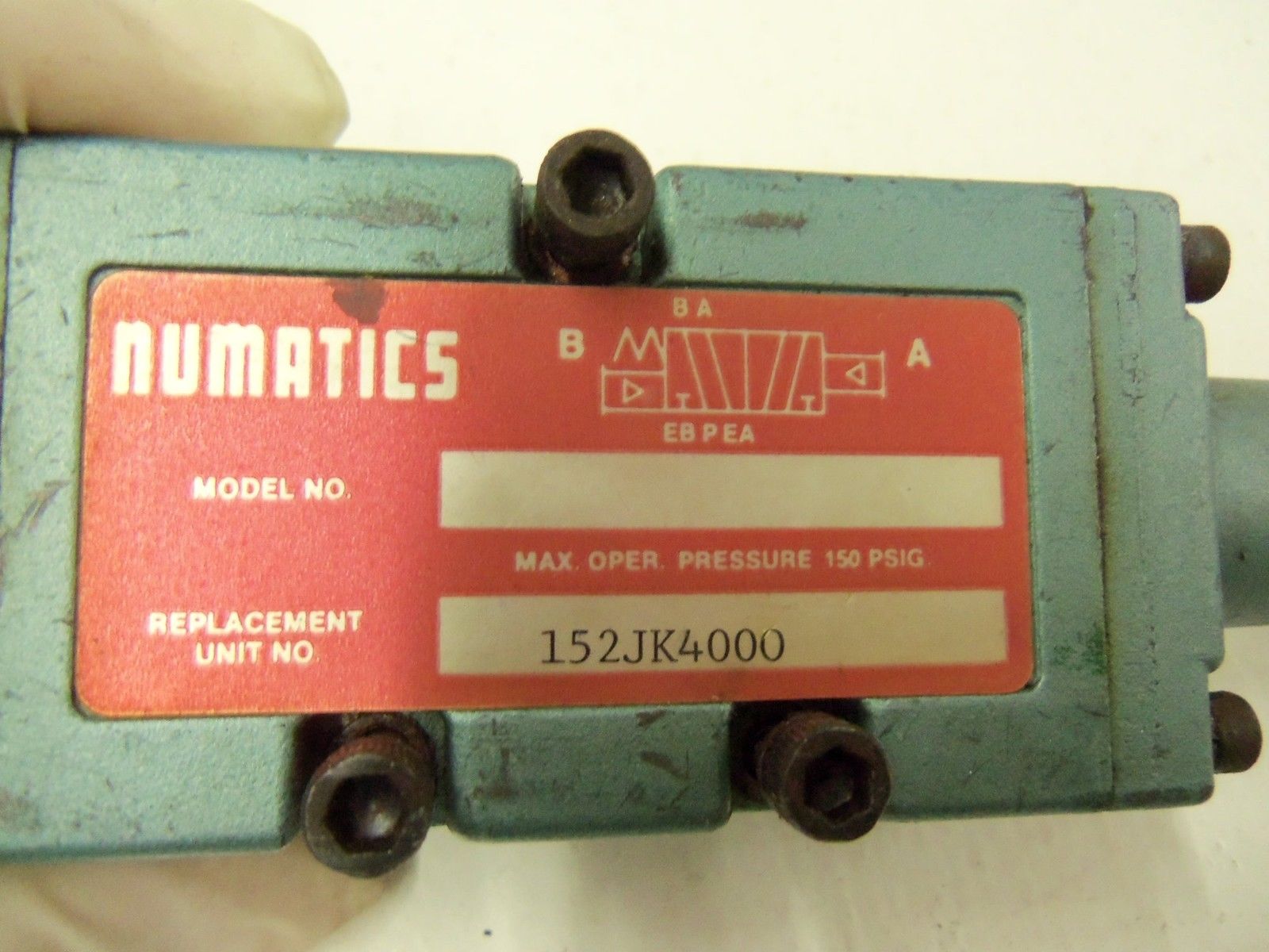 NUMATICS 152JK4000 *AS IS*