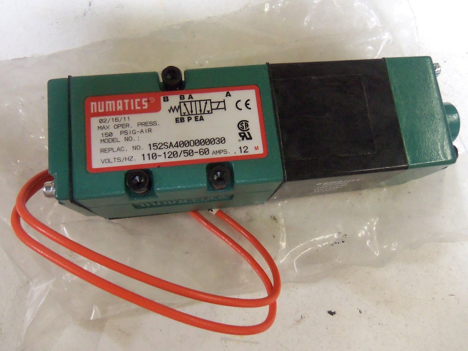 NUMATICS 152SA400O000030 *NEW NO BOX*