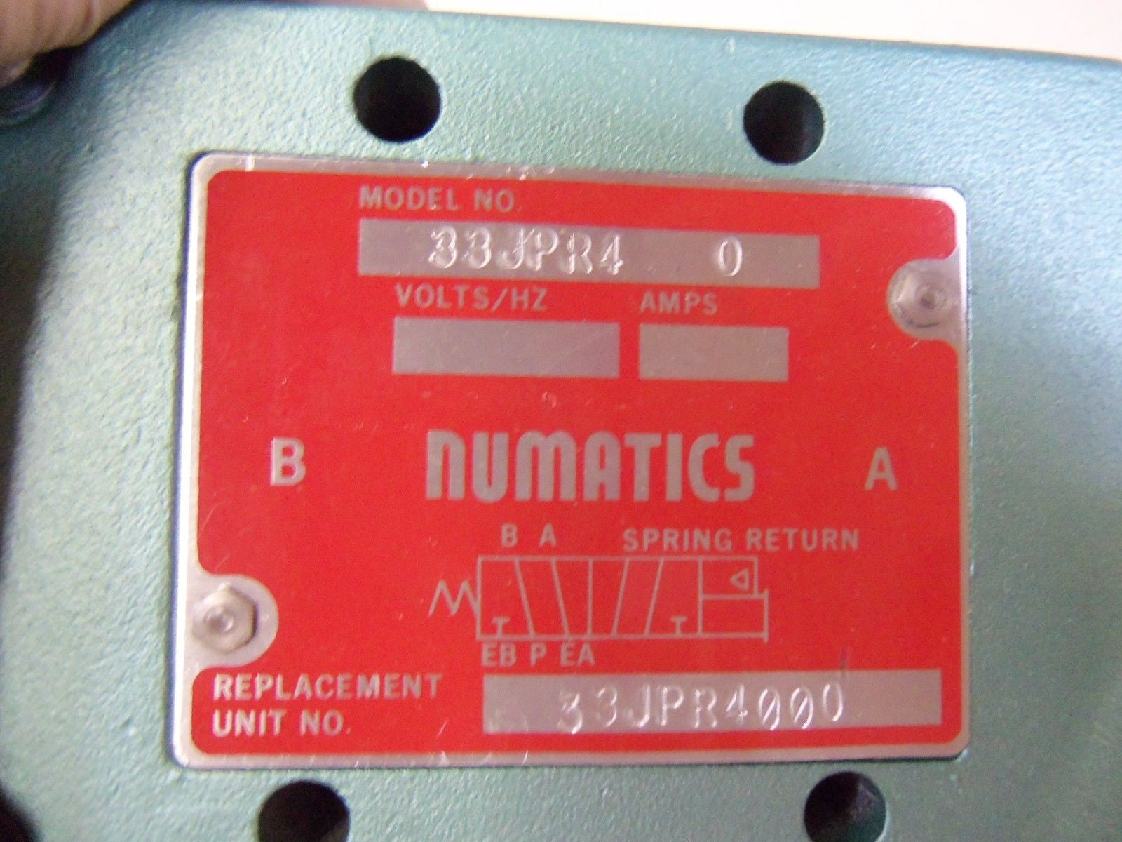 NUMATICS 33JPR40 *NEW NO BOX*