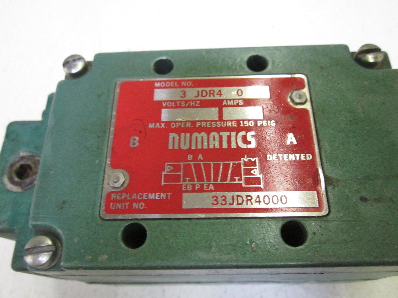 NUMATICS 3 JDR4 O *USED*