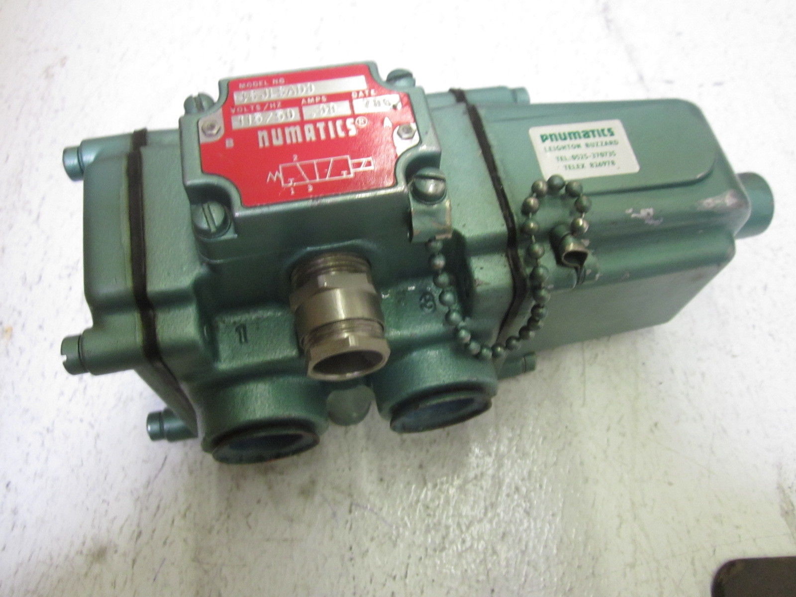 NUMATICS 46JLSAD3 115V VALVE *USED*