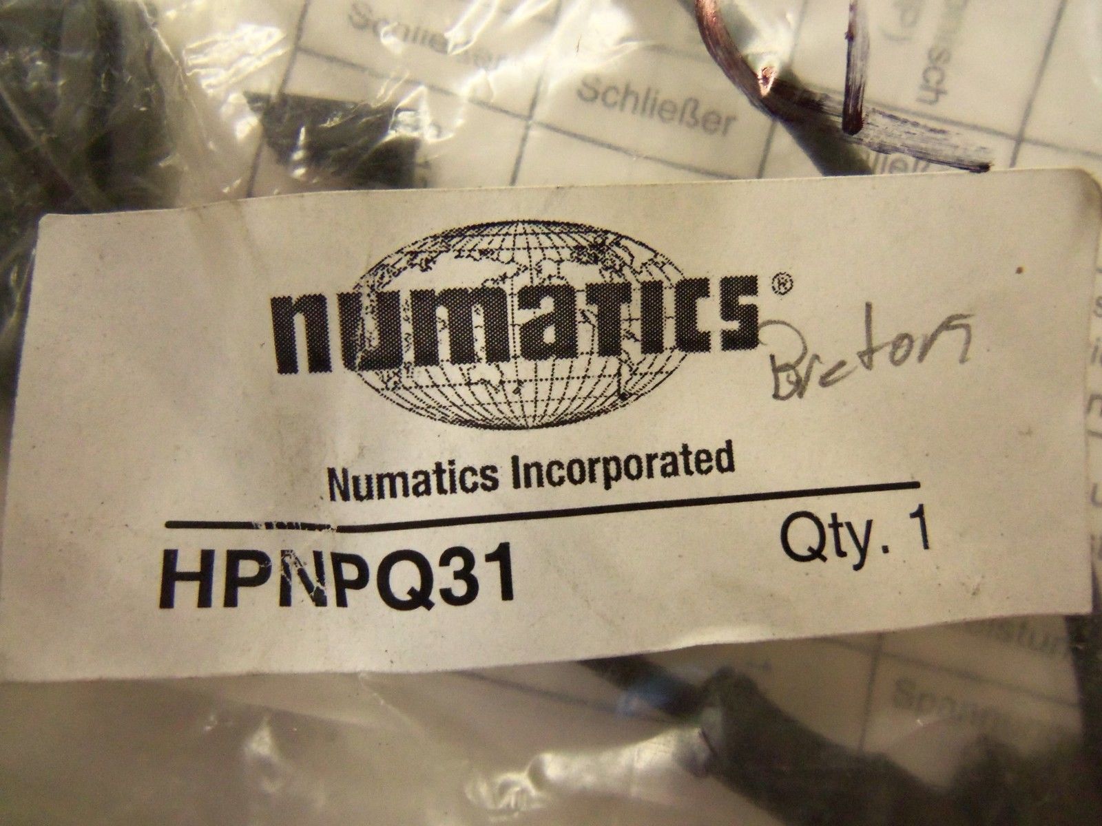 NUMATICS HPNQ31 *NEW IN FACTORY BAG*