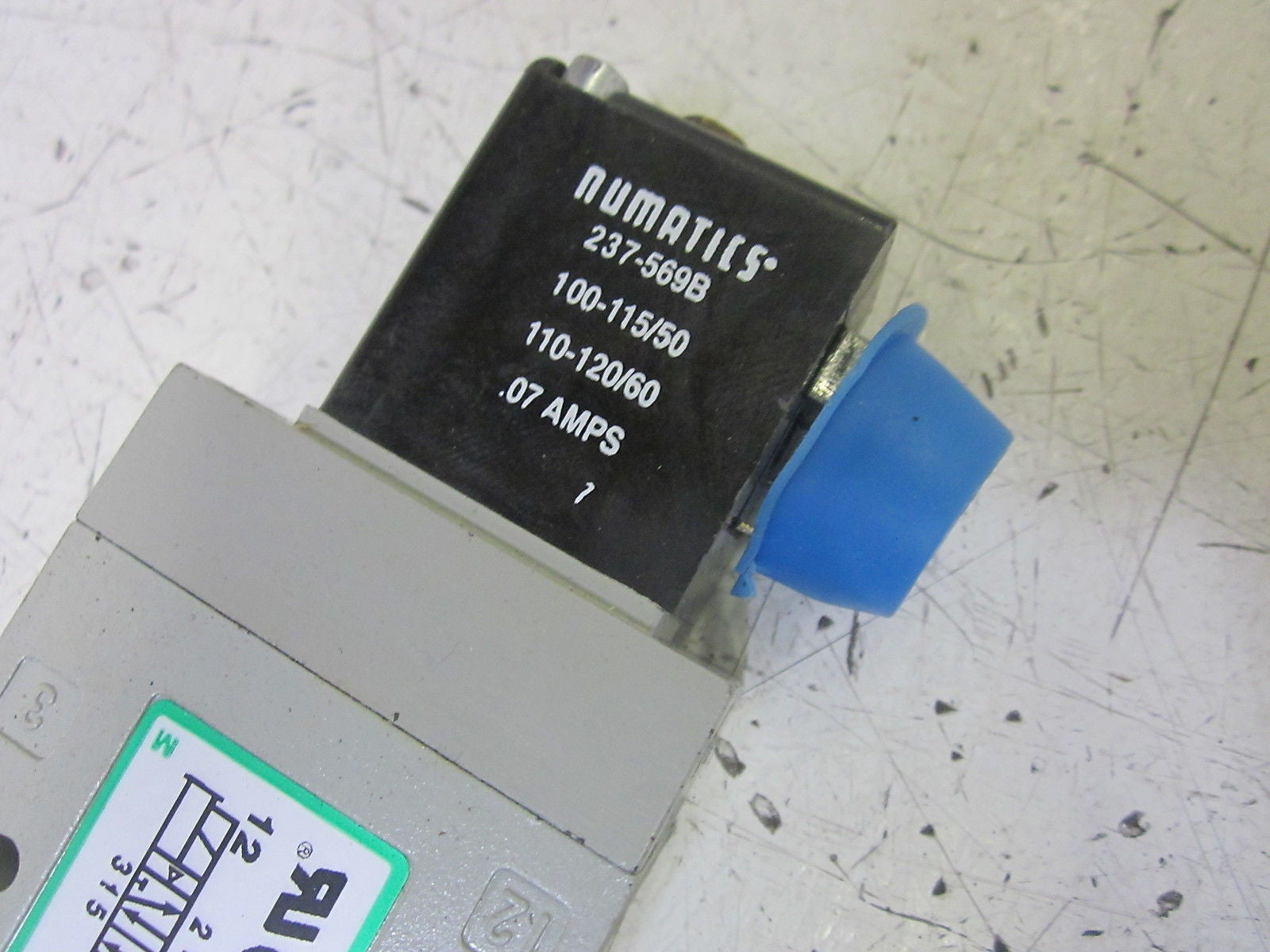 NUMATICS L22BB452O SOLENOID VALVE 120VAC *USED*