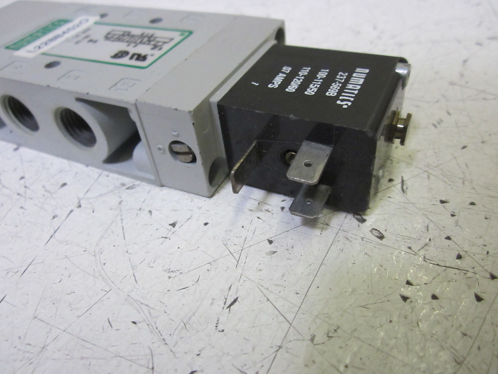 NUMATICS L22BB452O SOLENOID VALVE 120VAC *USED*