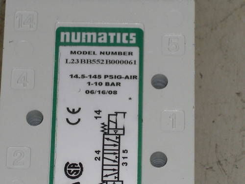 NUMATICS L23BB552B000061 SOLENOID VALVE *NEW NO BOX*