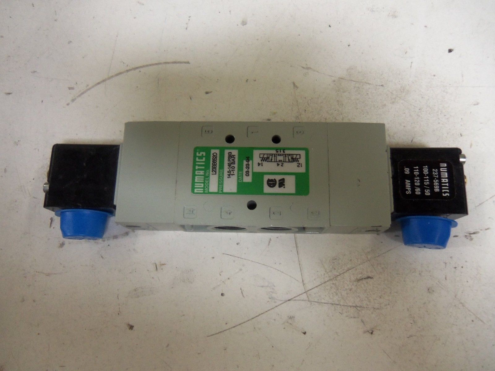NUMATICS L23BB652O SOLENOID AIR CONTROL VALVE *NEW NO BOX*