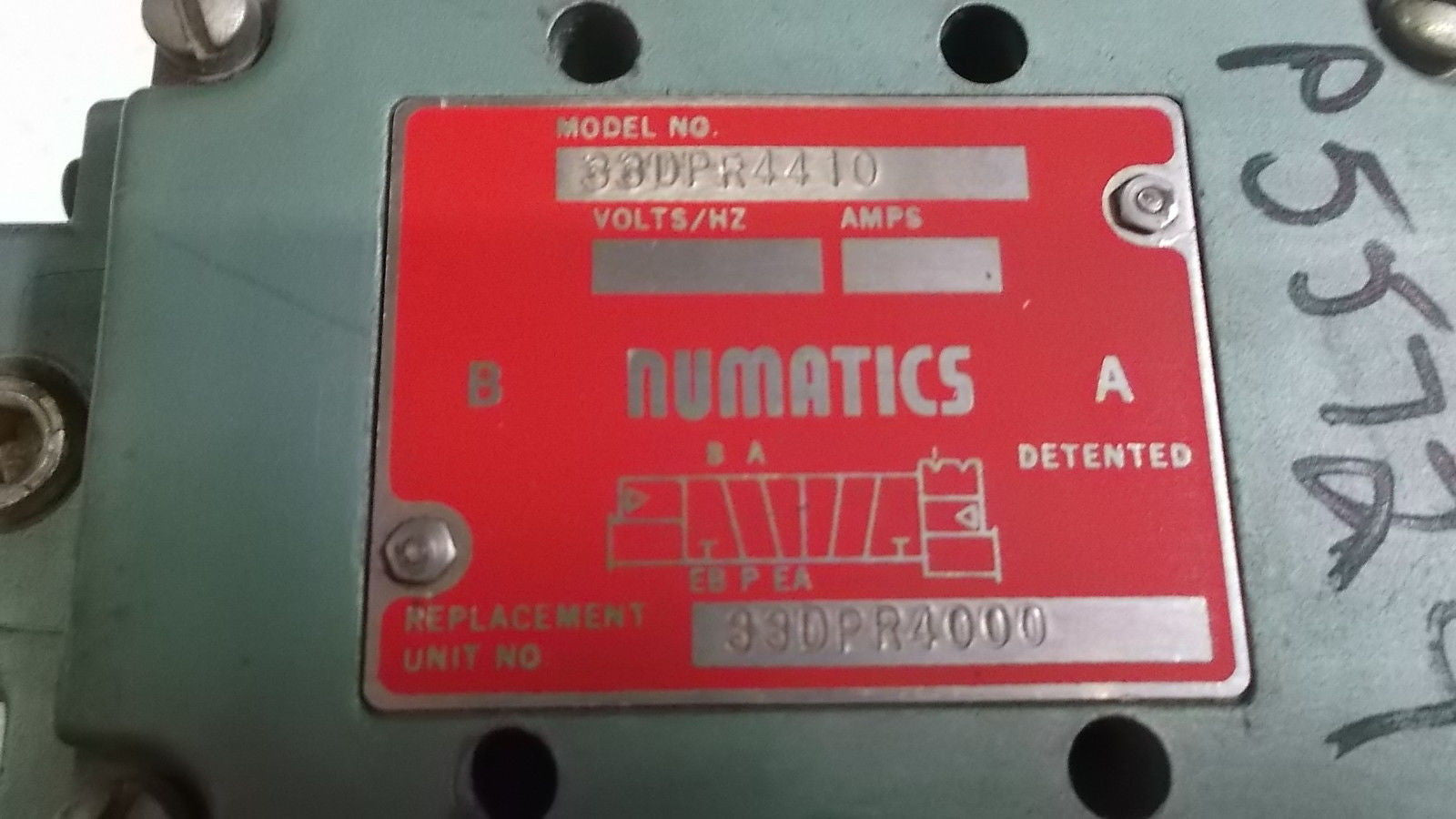 NUMATICS VALVE 33DPR4410 *USED*