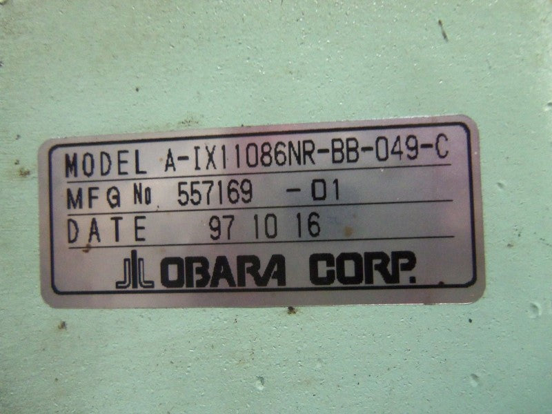 OBARA A-IX11086NR-BB-049-C *NEW NO BOX*