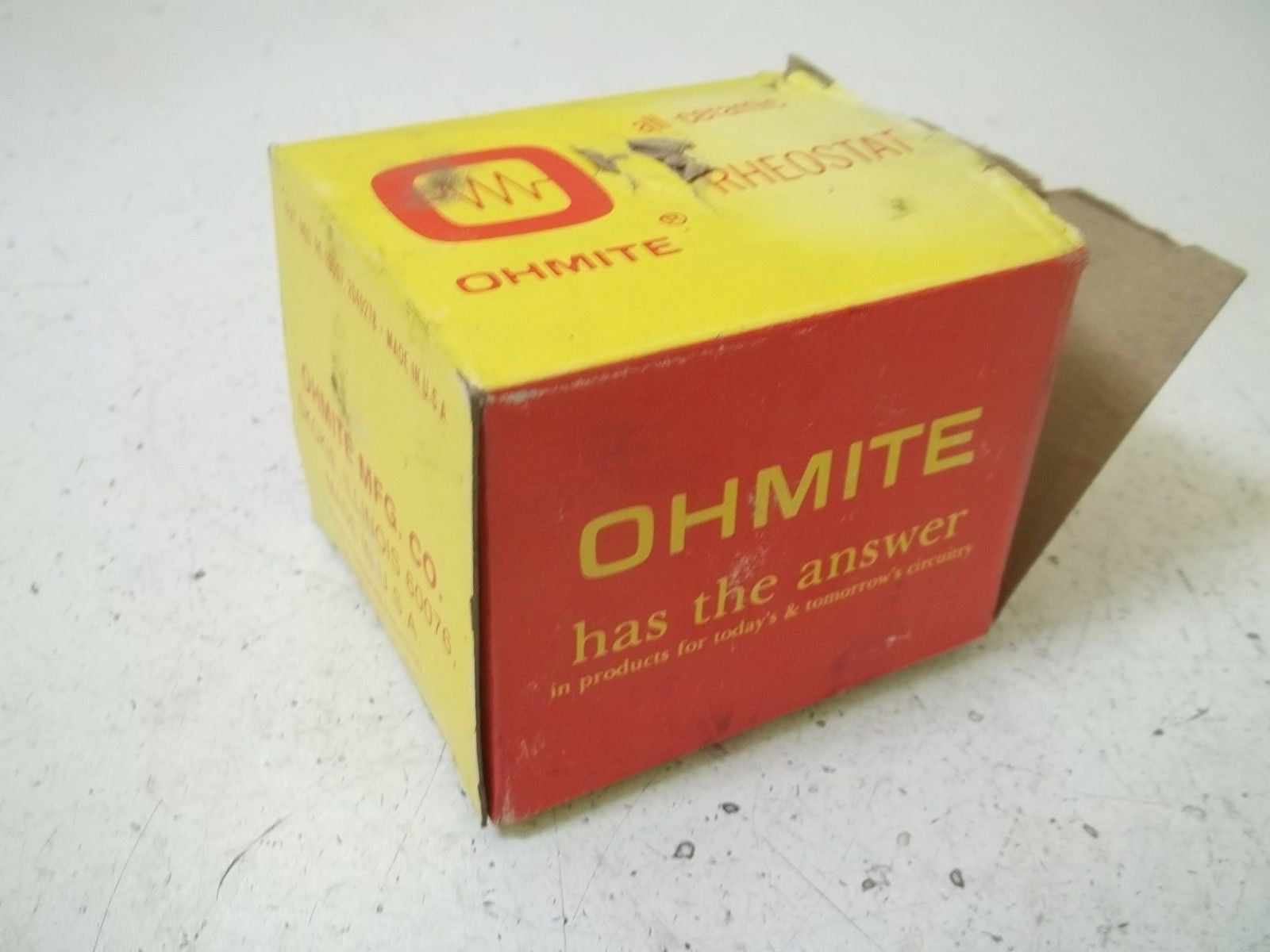 OHMITE 0444 RHEOSTAT 100WATTS MODEL K *NEW IN BOX*