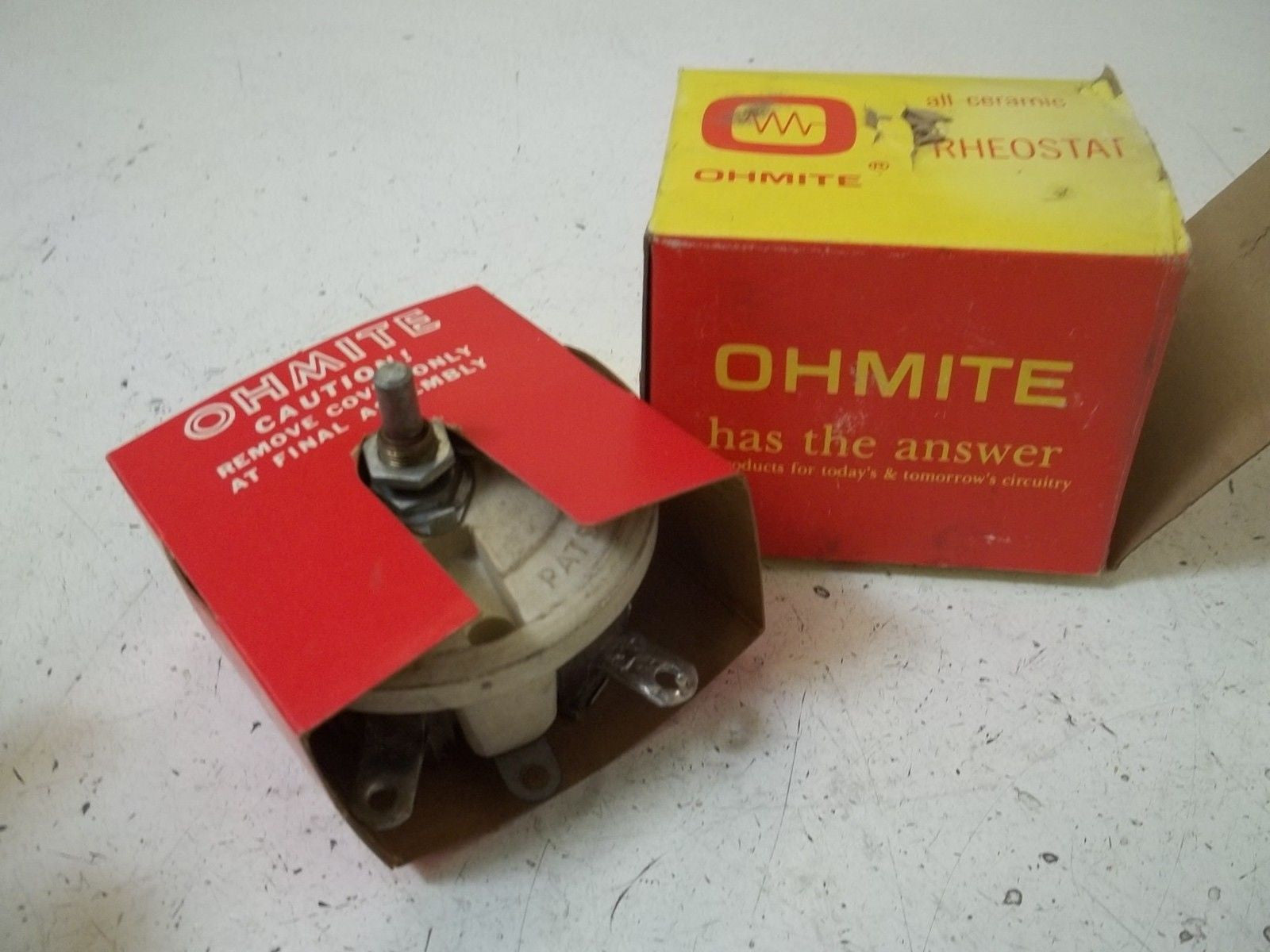 OHMITE 0444 RHEOSTAT 100WATTS MODEL K *NEW IN BOX*