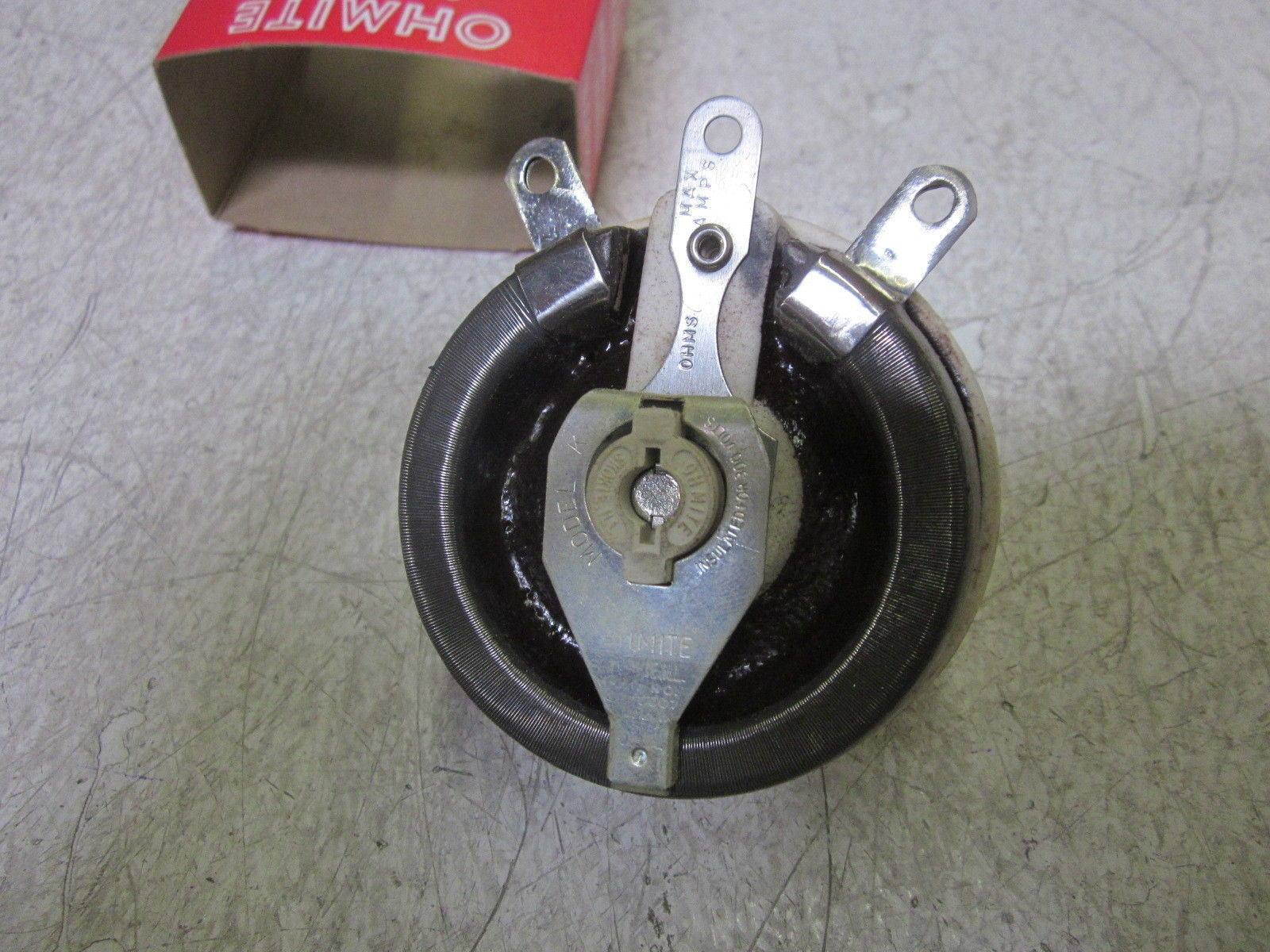 OHMITE 0458 1500 OHMS 100W MODEL K RHEOSTAT *NEW IN BOX*