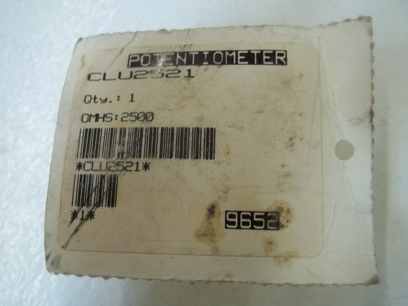 OHMITE CLU2521 POTENTIOMETER *NEW IN BOX*