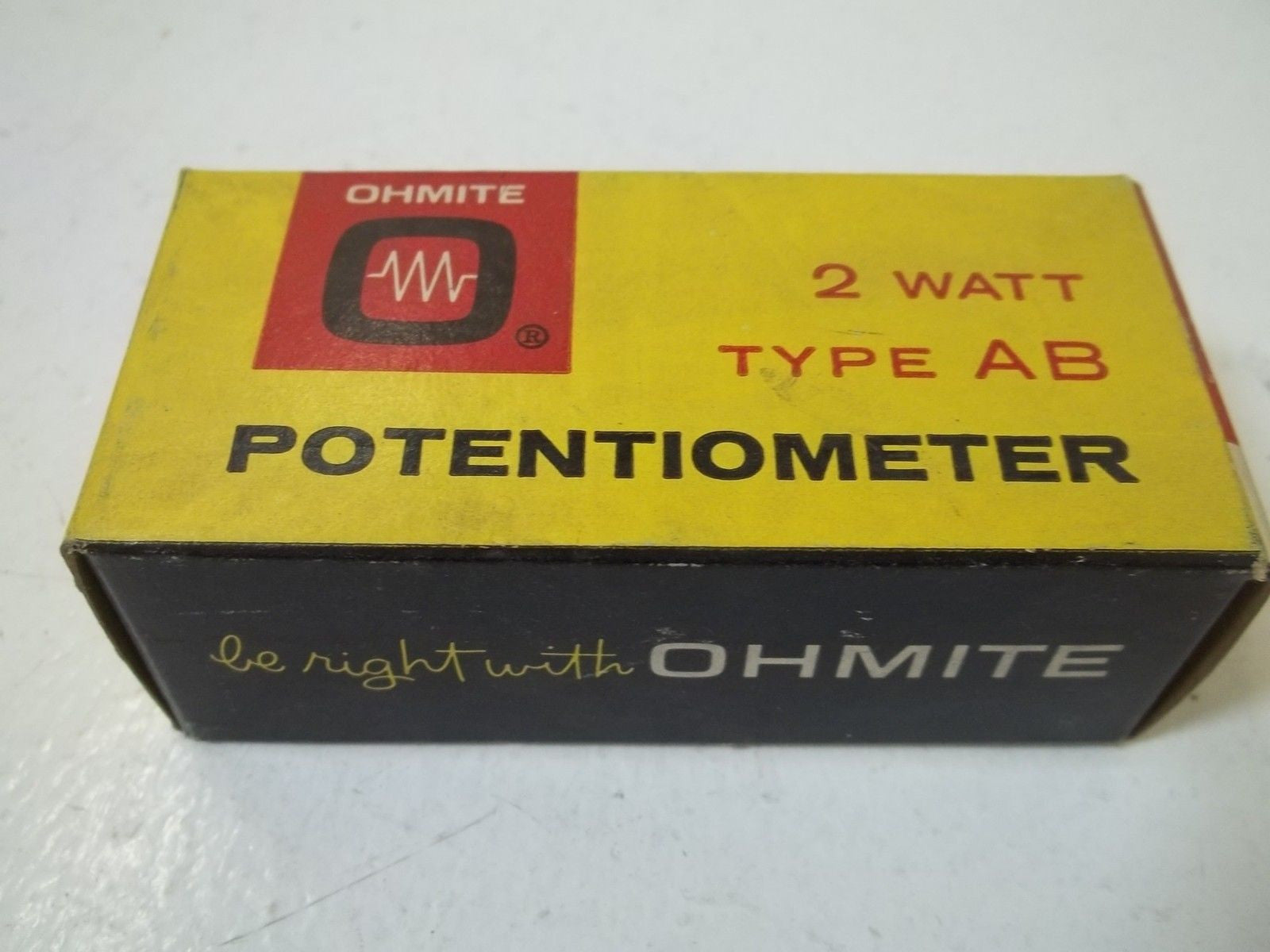 OHMITE CU-2531 POTENTIOMETER *NEW IN BOX*